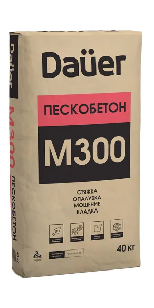 Пескобетон (ЦПС) М300 Dauer 40 кг