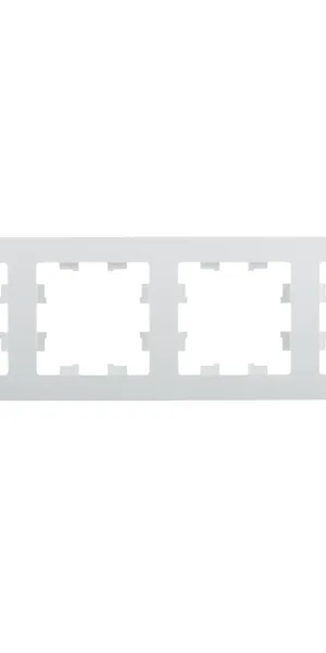 Рамка Systeme Electric AtlasDesign четырехместная белая (ATN000104)