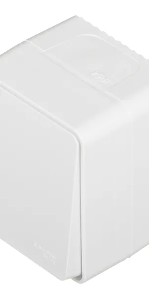 Переключатель Systeme Electric AtlasDesign Profi54 одноклавишный накладной белый (ATN540161)