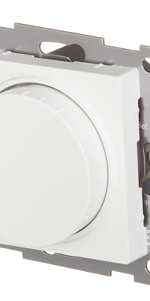 Диммер Systeme Electric AtlasDesign поворотно-нажимной встраиваемый белый (ATN000123)
