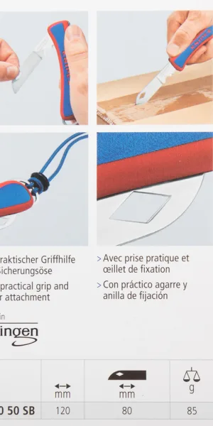 Нож 120 мм Knipex складной универсальный (KN-162050SB)