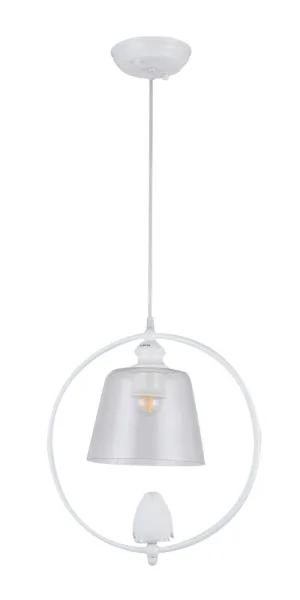 Светильник подвесной Arte Lamp Passero E27 40 Вт 2 кв.м белый IP20 (A4289SP-1WH)