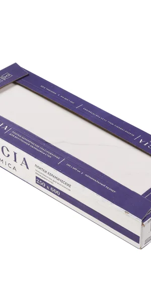 Плитка облицовочная Gracia Ceramica Sputnik белая 1 600х250х9 мм (8 шт.=1,2 кв.м)