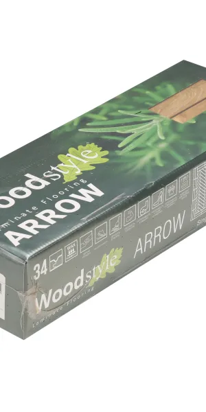 Ламинат 34 класс Woodstyle Arrow дуб юми 1,32 кв.м 12 мм с фаской художественный