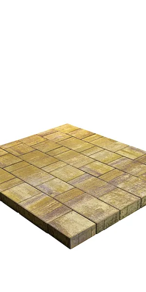Плитка тротуарная разноразмерная Старый город Ландхаус 2.0 color mix Степь Braer (12,9 кв.м)