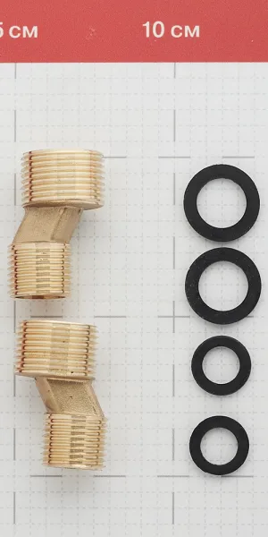 Эксцентрик для смесителя Corsa Deco 3/4" х1/2" 44 мм (2 шт.) (692615)
