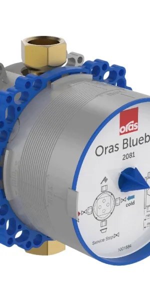 Корпус смесителя встраиваемый Oras Bluebox DN20 G3/4 с запорным вентилем (2081)