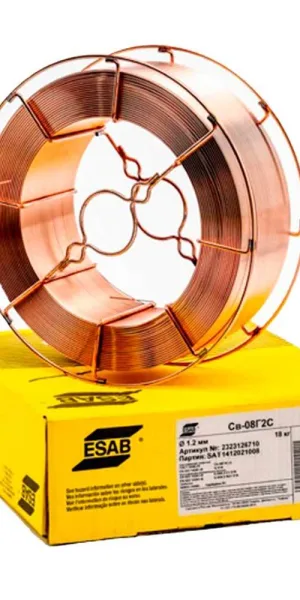 Сварочная проволока для низкоуглеродистых сталей Esab d0,8 мм 5 кг (2323084600)