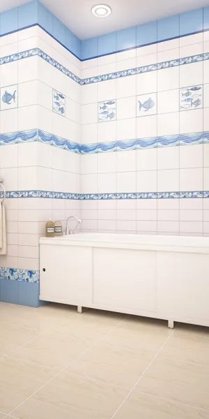 Экран для ванны фронтальный Метакам Diletto ПВХ 120х54 см белый раздвижной