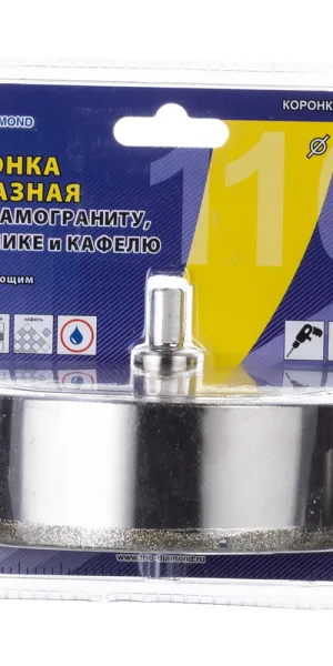 Коронка алмазная Trio-Diamond (400110) по керамограниту d110 мм