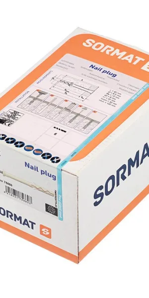 Дюбель-гвоздь Sormat 6x40 мм потайная манжета нейлон (200 шт.)