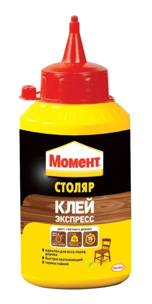 Клей ПВА Момент Столяр Экспресс D2 250 г