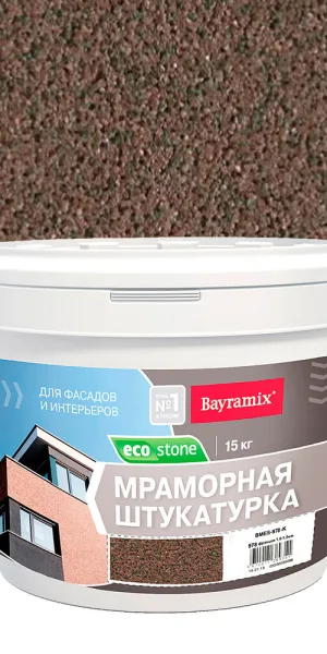Штукатурка декоративная мраморная Bayramix EcoStone 978 15 кг