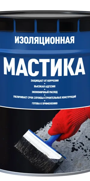 Мастика битумная гидроизоляционная 19 кг/21,5 л