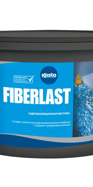 Гидроизоляция акриловая Kesto Fiberlast 15 кг