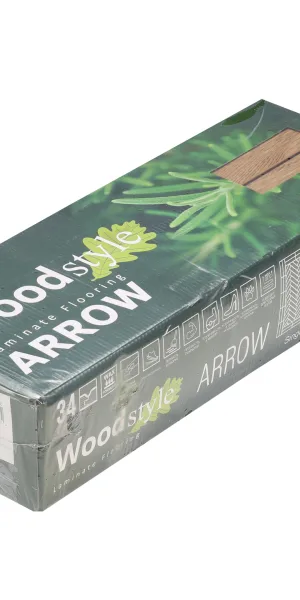 Ламинат 34 класс Woodstyle Arrow дуб импакт 1,32 кв.м 12 мм с фаской художественный