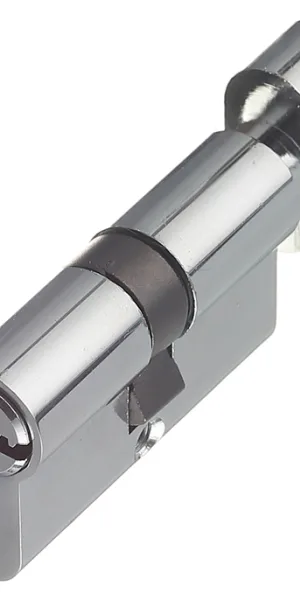 Цилиндр Palladium AL 60 C T01 CP 60 30х30 мм ключ/вертушка хром