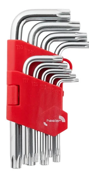 Набор шестигранных ключей Torx Hesler Т10-50 (683886) (9 шт.)