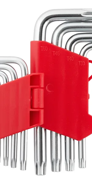 Набор шестигранных ключей Torx Hesler Т10-50 (683886) (9 шт.)