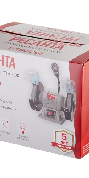 Точило электрическое Ресанта Т-150/250 (75/7/2) 250 Вт круг 150 мм