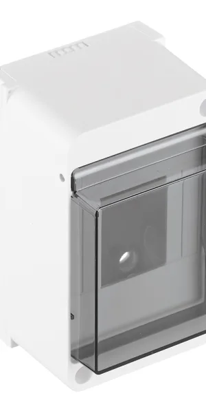 Щит распределительный навесной Systeme Electric City9 пластиковый IP40 140х85х87 мм 4 модуля прозрачная дверь