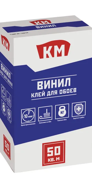 Клей для виниловых обоев КМ 450 г