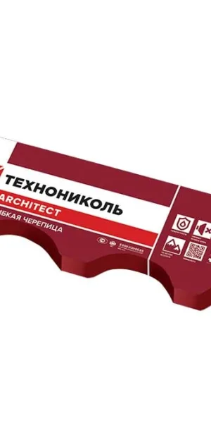 Черепица гибкая Шинглас Финская соната коричневая 3 кв.м