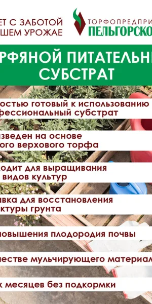 Субстрат Пельгорское-М торфяной питательный 300 л