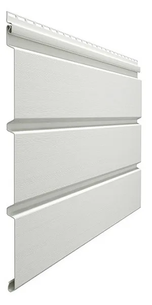 Софит ПВХ сплошной Docke Standard пломбир 3000х305 мм