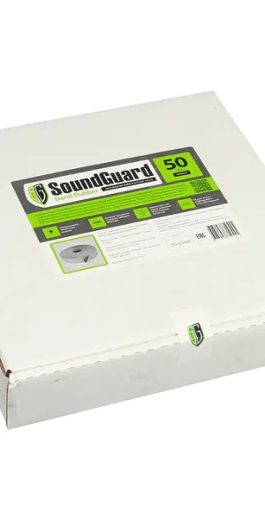 Лента вибродемпфирующая SoundGuard самоклеящаяся 50х4 мм 12 м