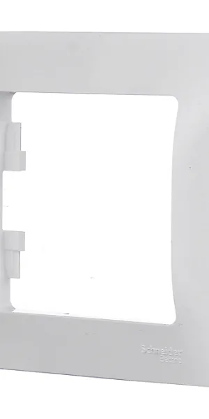 Рамка Systeme Electric Glossa oдноместная белая (GSL000101)