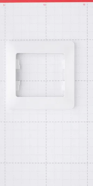 Рамка Systeme Electric Glossa oдноместная белая (GSL000101)