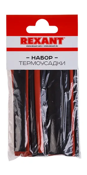 Трубка термоусадочная Rexant Maximum ТУТ 2/1 мм 100 мм 2 цвета (14 шт.)