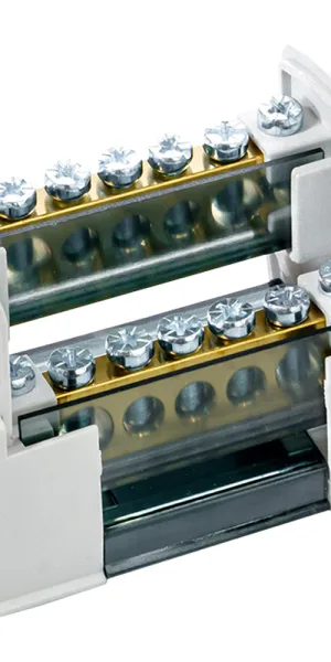 Шина нулевая EKF PROxima 2х7 отверстий в корпусе (sn0-2х7)