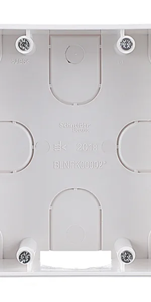 Коробка монтажная для силовых розеток Blanca открытая установка IP20
