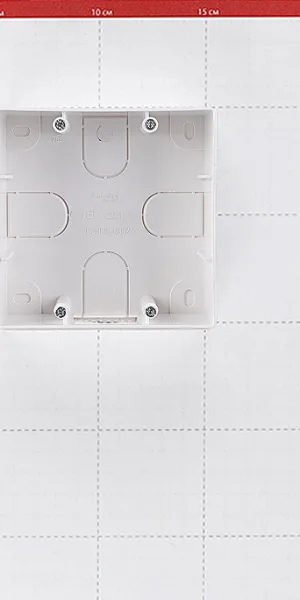 Коробка монтажная для силовых розеток Blanca открытая установка IP20