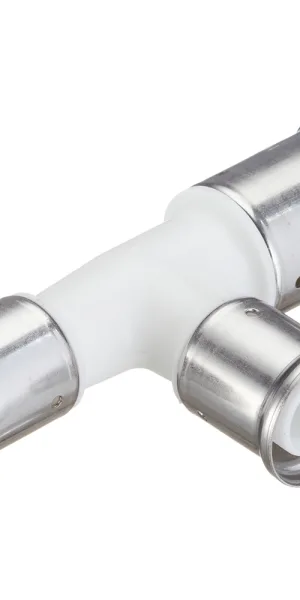Тройник Henco (11PKW-322626) 32(пресс) х 26(пресс) х 26(пресс) белый PVDF