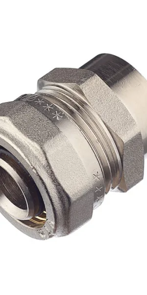 Соединитель прямой VALTEC (VTm.302.N.002605) 26 обж(ц) х 3/4 ВР(г)
