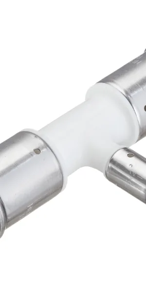 Тройник Henco (10PKW-321632) 32(пресс) х 16(пресс) х 32(пресс) белый PVDF