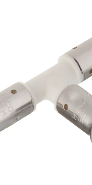 Тройник Henco (9PKW-161616) 16(пресс) х 16(пресс) х 16(пресс) PVDF белый
