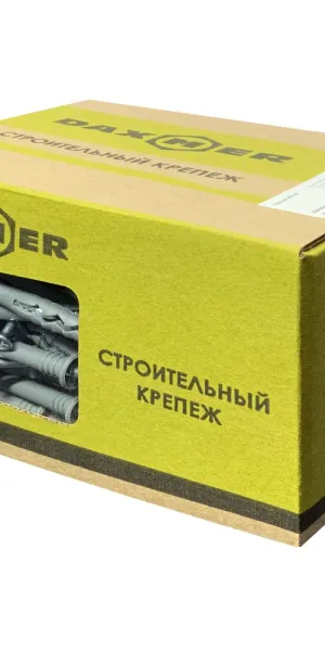 Дюбель-гвоздь 6x60 мм потайная манжета полипропилен (100 шт.)