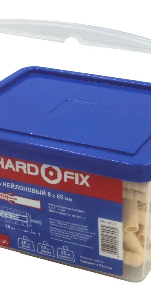 Дюбель распорный Hard-Fix 8x65 мм нейлон (100 шт.)