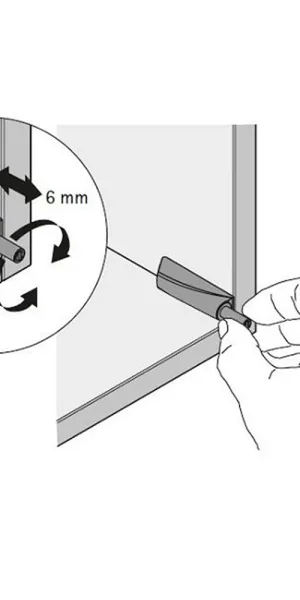 Толкатель мебельный для шкафа Push to open Pin Hettich пластик белый (13509)
