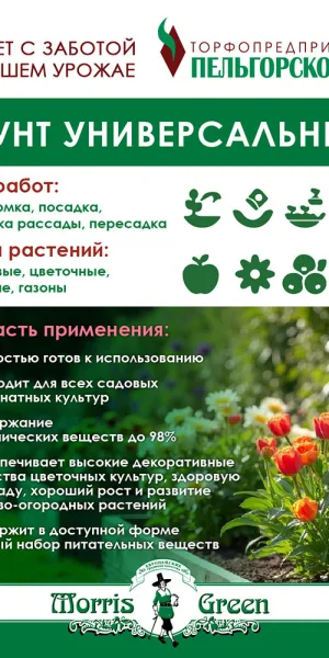 Почвогрунт Morris Green универсальный 65 л