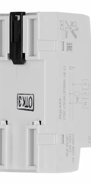 Реле напряжения модульное Евроавтоматика CP-721-1 220 В 63 А
