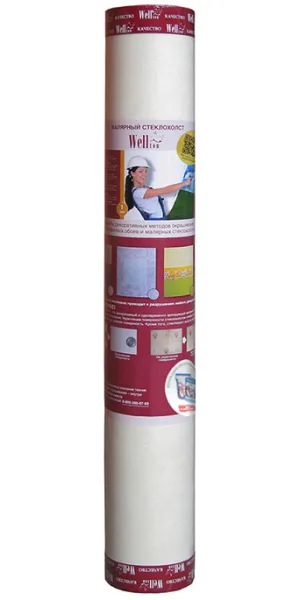 Стеклохолст Wellton Эконом плотность 40 г/кв.м 1х50 м