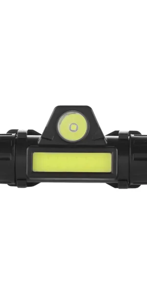 Фонарь налобный Navigator NPT светодиодный 2 LED 5/3 Вт аккумуляторный Li-Ion 1200 мАч металл/пластик 2 режима (14661)