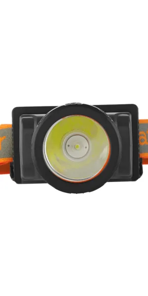 Фонарь налобный Navigator NPT светодиодный 1 LED 2 Вт аккумуляторный Li-Ion 1800 мАч ударопрочный пластик 2 режима (61284)
