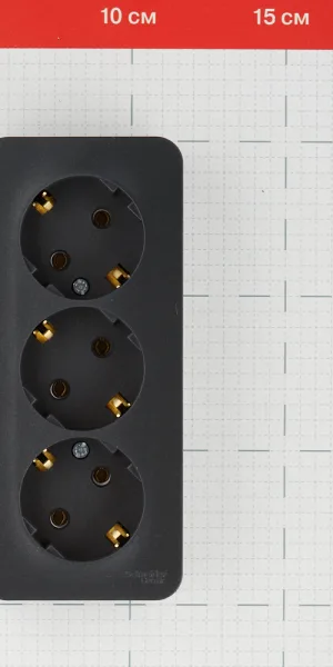 Розетка Systeme Electric Blanca накладная антрацит (BLNRA010316)