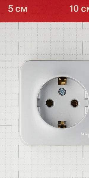 Розетка Systeme Electric Blanca накладная алюминий (BLNRA010113)